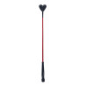 Devil Stick Cravache en cuir avec coeur rouge - 70cm